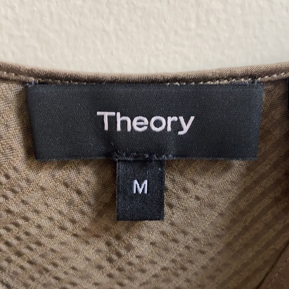 Theory Cargo Hammered Viscose Easy Slip Tank Top/Cami - Picture 5 of 7